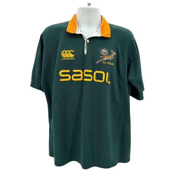 Maillot Rugby Vintage Australie Wallabies Années 90 - Taille L, Marque LUCY, Avec Taches